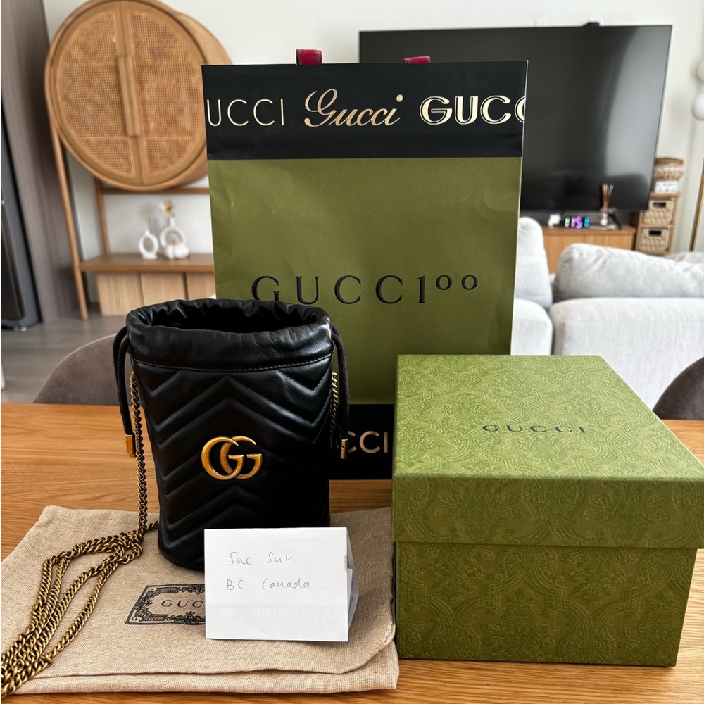 Gucci Marmont Bucket Bag